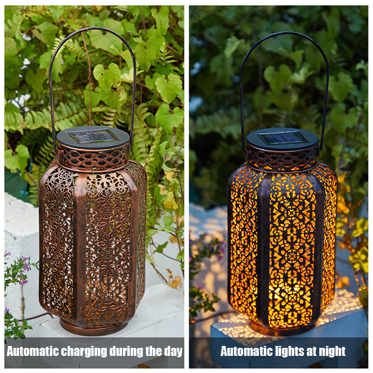 Solar Lanterns Outdoor Waterpr - مراجعة Outdoor Lighting Traditional وسعره