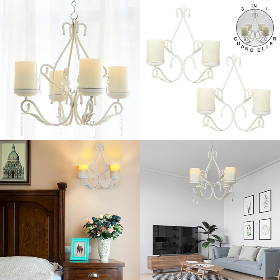 3 in 1 Lighting Chandelier, Me - مراجعة Outdoor Lighting Sconce وسعره