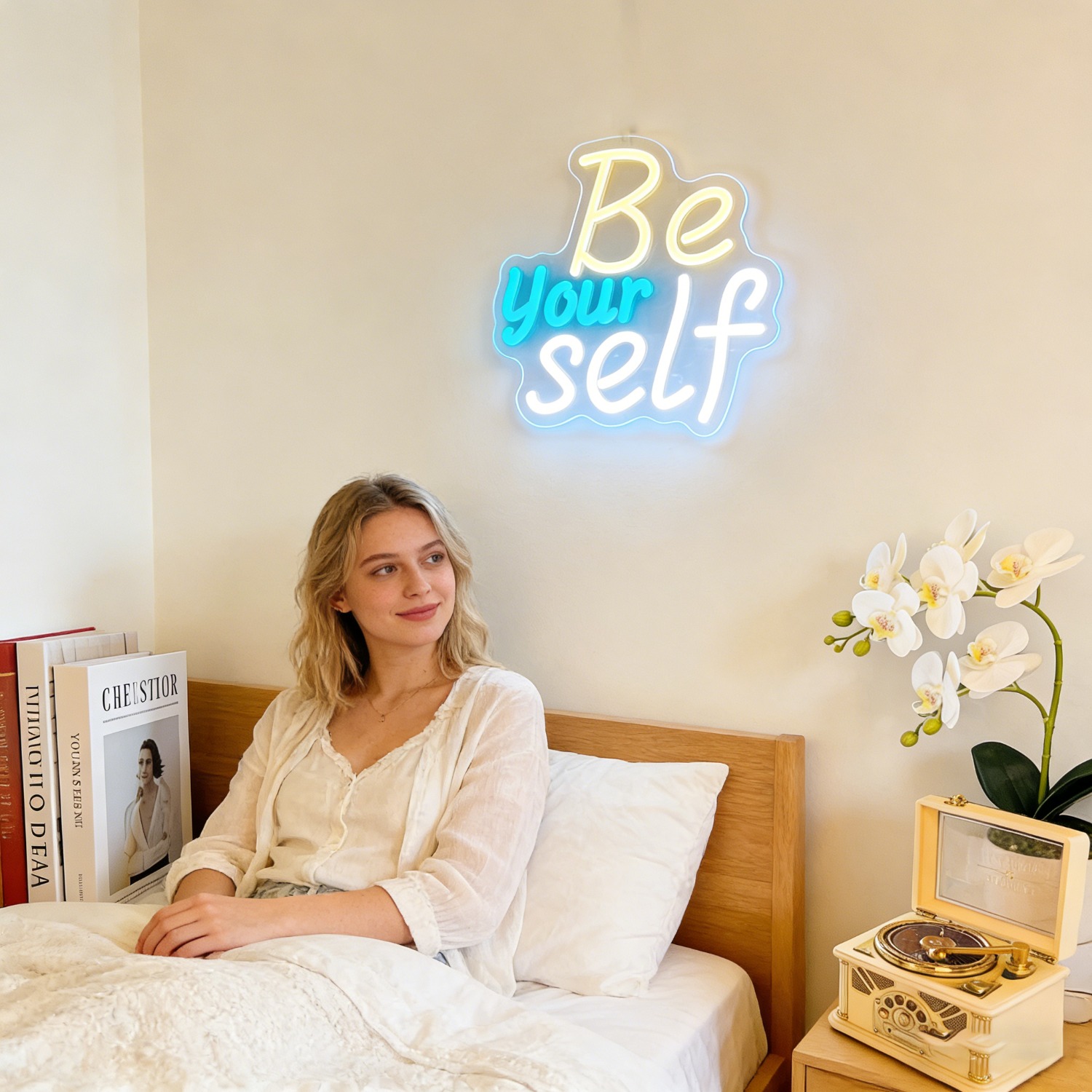 Inspirational Be Yourself Neon - مراجعة Outdoor Lighting Quotes وسعره