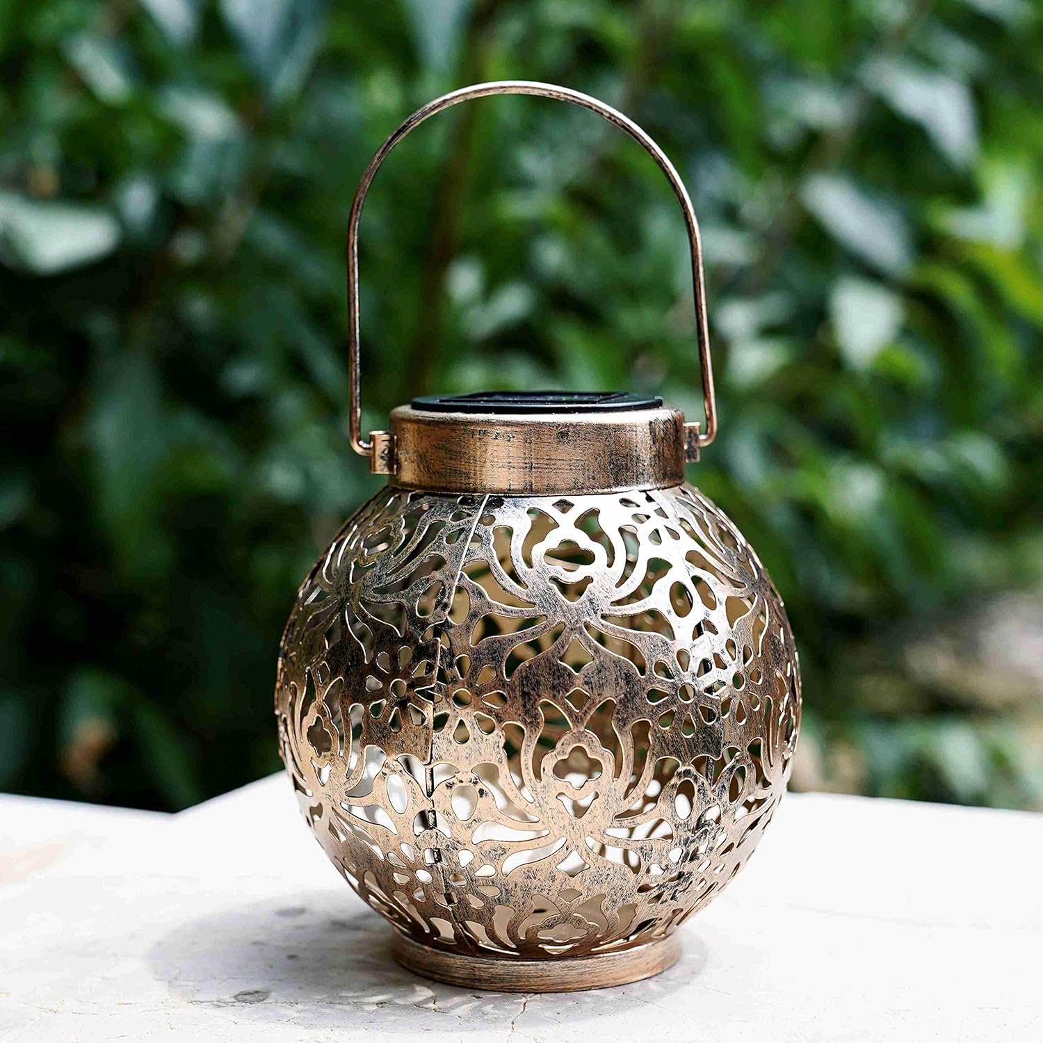 1-6PCS Moroccan Solar Lanterns - مراجعة Outdoor Lighting Traditional وسعره