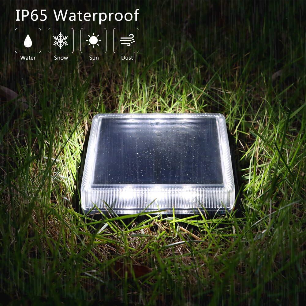 12 LEDs Solar Deck Light Large - مراجعة Outdoor Lighting On Stairs وسعره