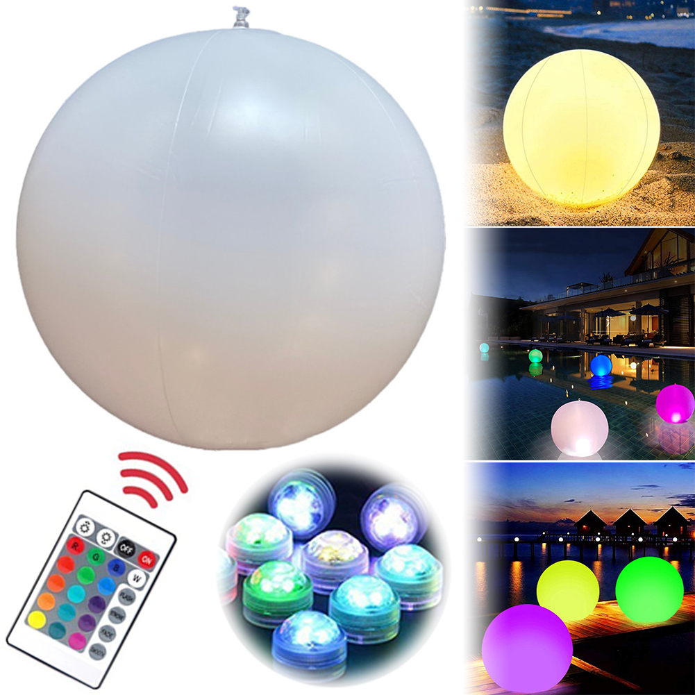 1-4PCS Floating Pool Lights wi - مراجعة Outdoor Lighting Ideas For Party وسعره