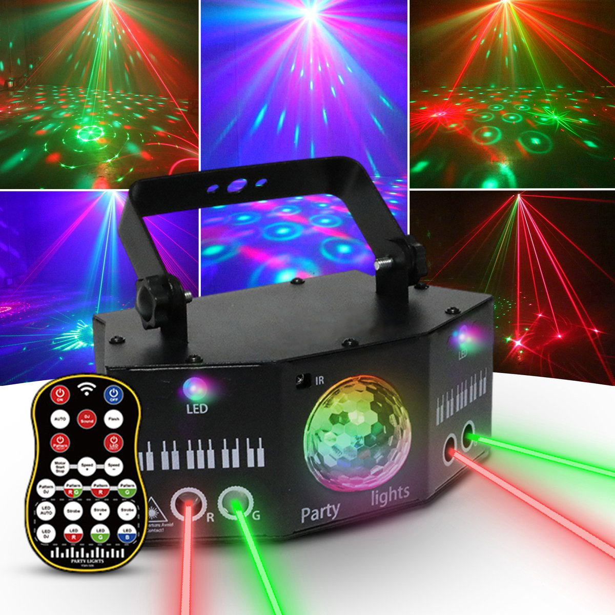Wuzstar RGB LED Laser Effect S - مراجعة Outdoor Lighting Controller وسعره