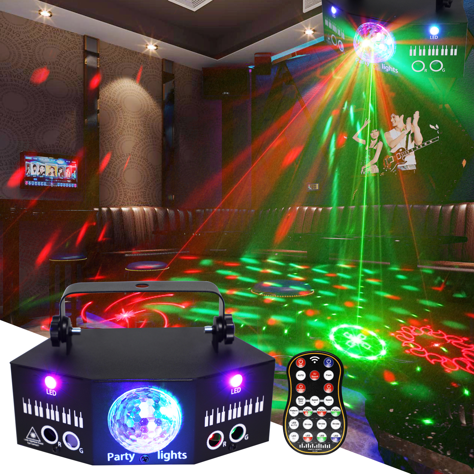 Wuzstar RGB LED Laser Effect S - مراجعة Outdoor Lighting Controller وسعره