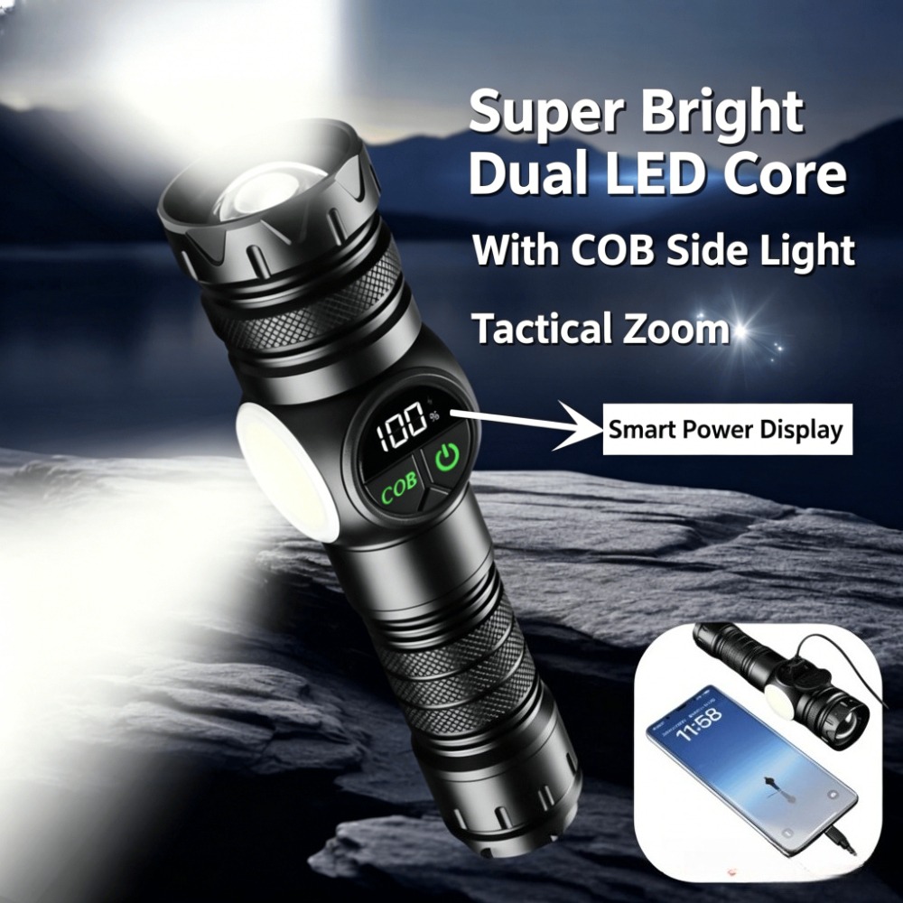 White Light LED Flashlight Typ - مراجعة Outdoor Lighting Types وسعره