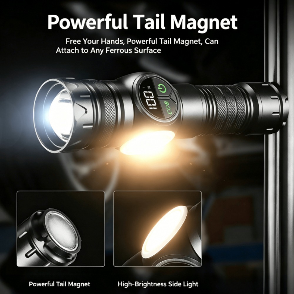 White Light LED Flashlight Typ - مراجعة Outdoor Lighting Types وسعره