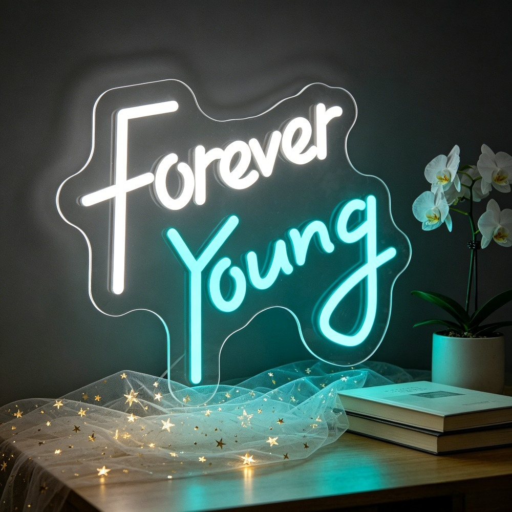 Forever Young Neon Sign LED Wa - مراجعة Outdoor Lighting Quotes وسعره