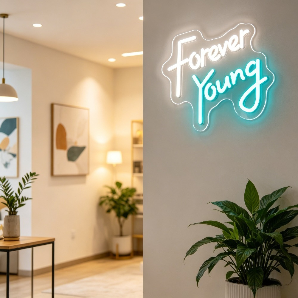 Forever Young Neon Sign LED Wa - مراجعة Outdoor Lighting Quotes وسعره
