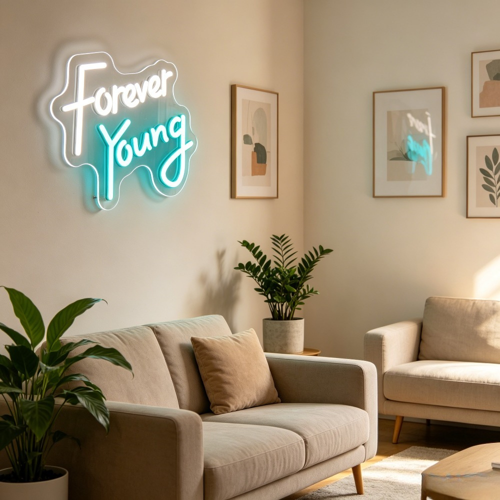 Forever Young Neon Sign LED Wa - مراجعة Outdoor Lighting Quotes وسعره