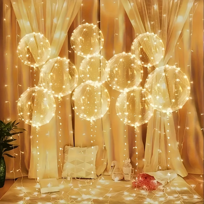 20pcs Set Bobo Balloons with L - مراجعة Outdoor Lighting Ideas For Party وسعره