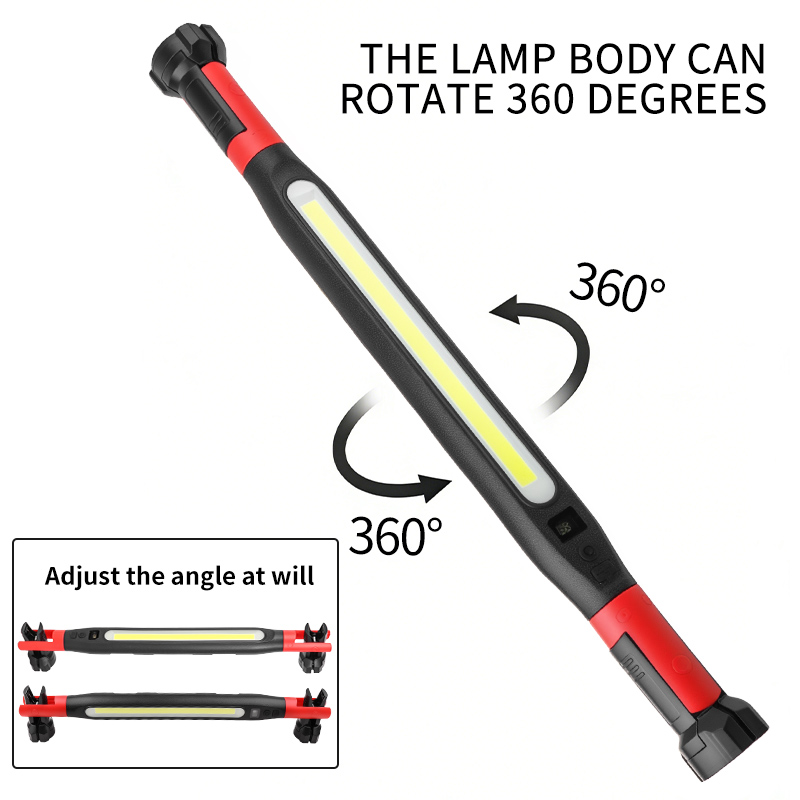 COB Work Light Type‑C Recharge - مراجعة Outdoor Lighting Types وسعره