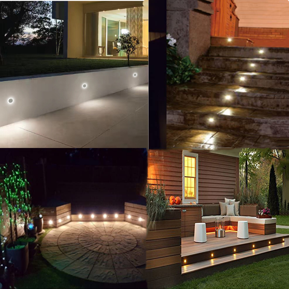 1W LED Recessed Led Wall Lamp  - مراجعة Outdoor Lighting On Stairs وسعره