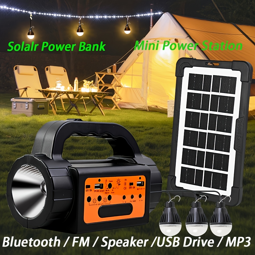 Solar Rechargeable Camping Lig - مراجعة Outdoor Lighting Uplight وسعره
