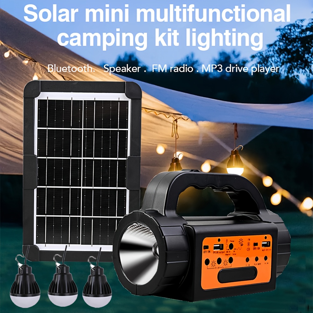 Solar Rechargeable Camping Lig - مراجعة Outdoor Lighting Uplight وسعره
