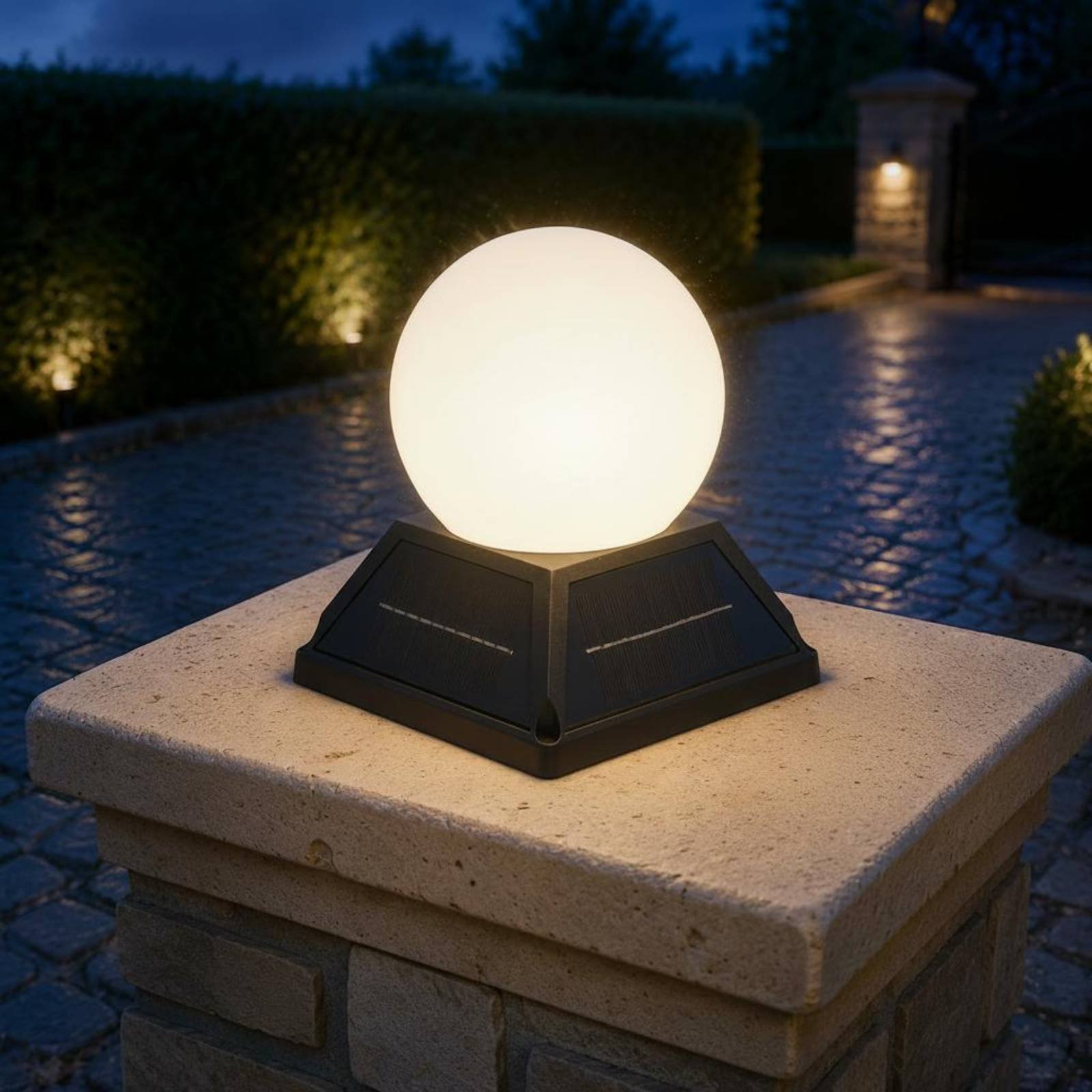 Solar Post Cap Light Wireless  - مراجعة Outdoor Lighting Controller وسعره