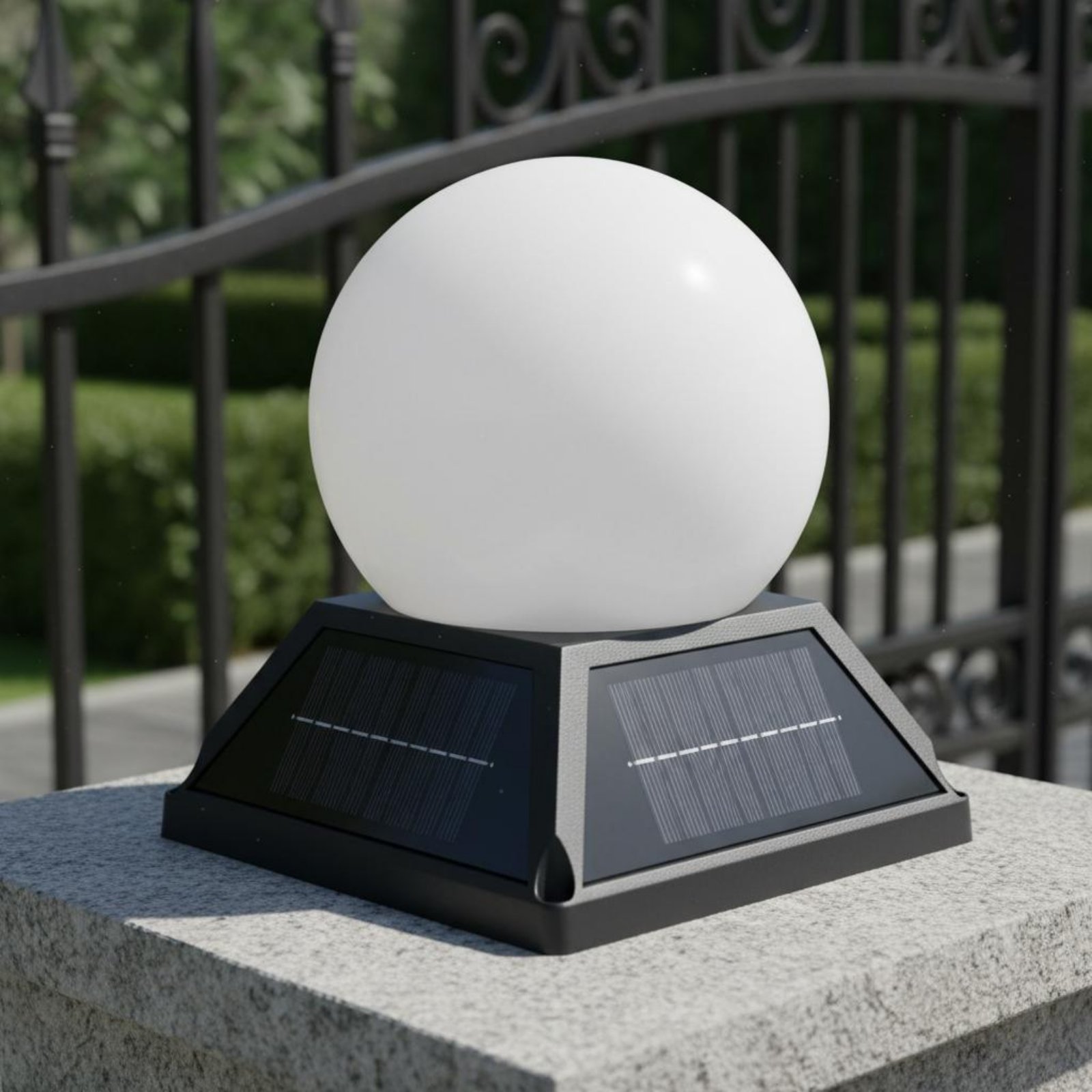 Solar Post Cap Light Wireless  - مراجعة Outdoor Lighting Controller وسعره