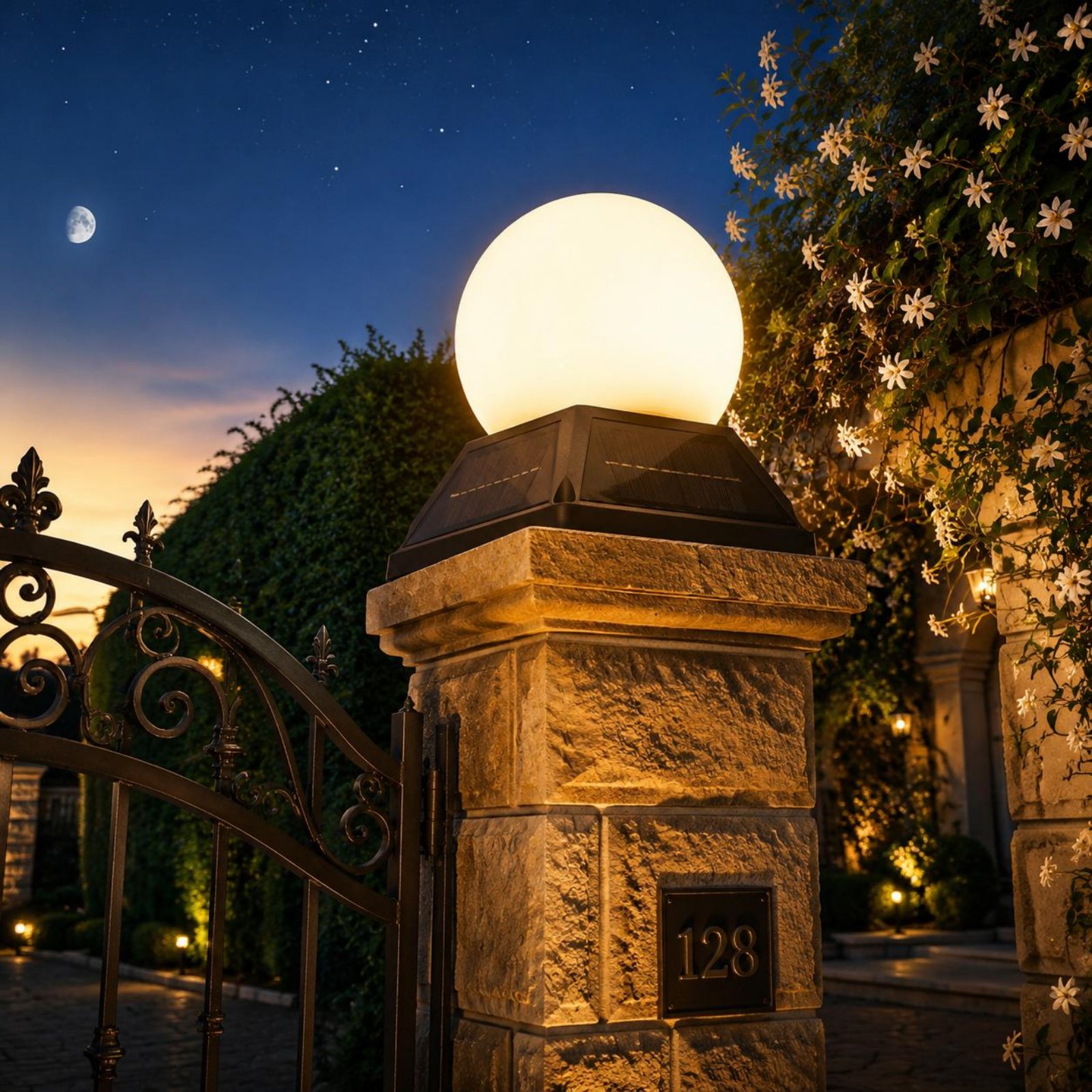 Solar Post Cap Light Wireless  - مراجعة Outdoor Lighting Controller وسعره