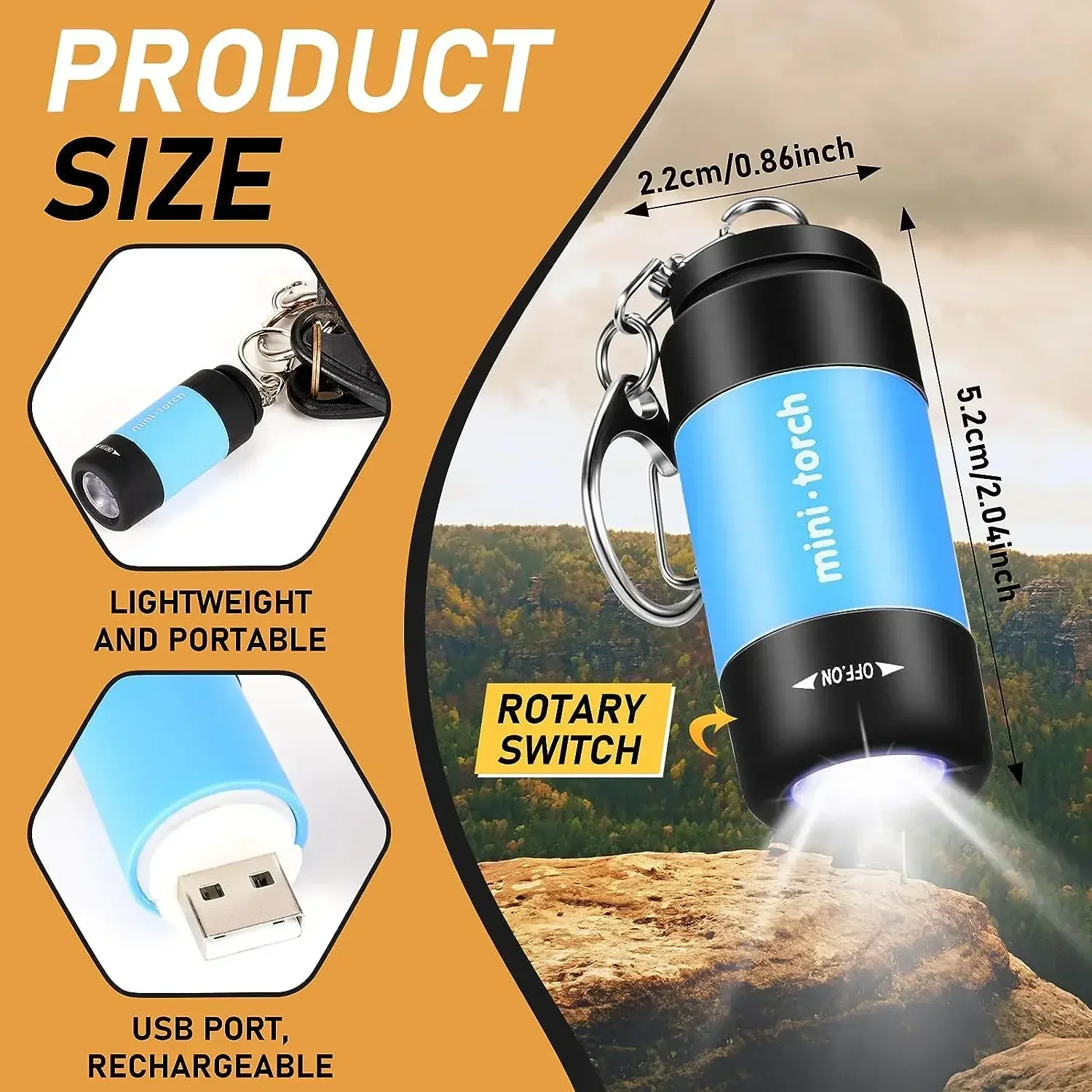 USB Charge LED Flashlight  Mul - مراجعة Outdoor Lighting Ideas For Party وسعره