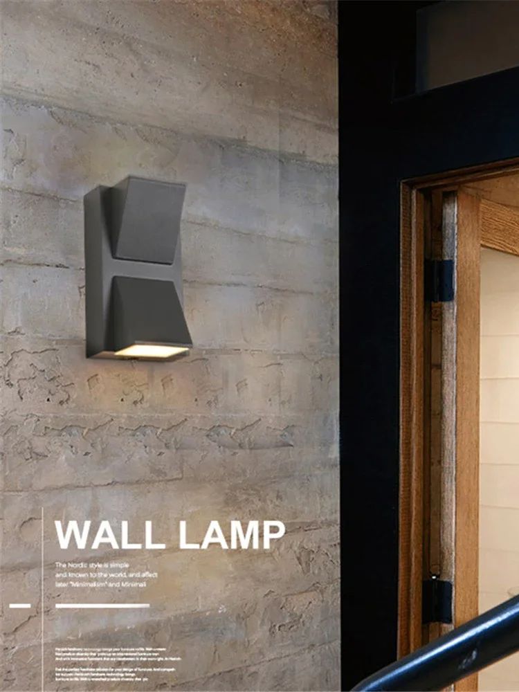 IP65 LED Wall Light Aluminum O - مراجعة Outdoor Lighting On Stairs وسعره