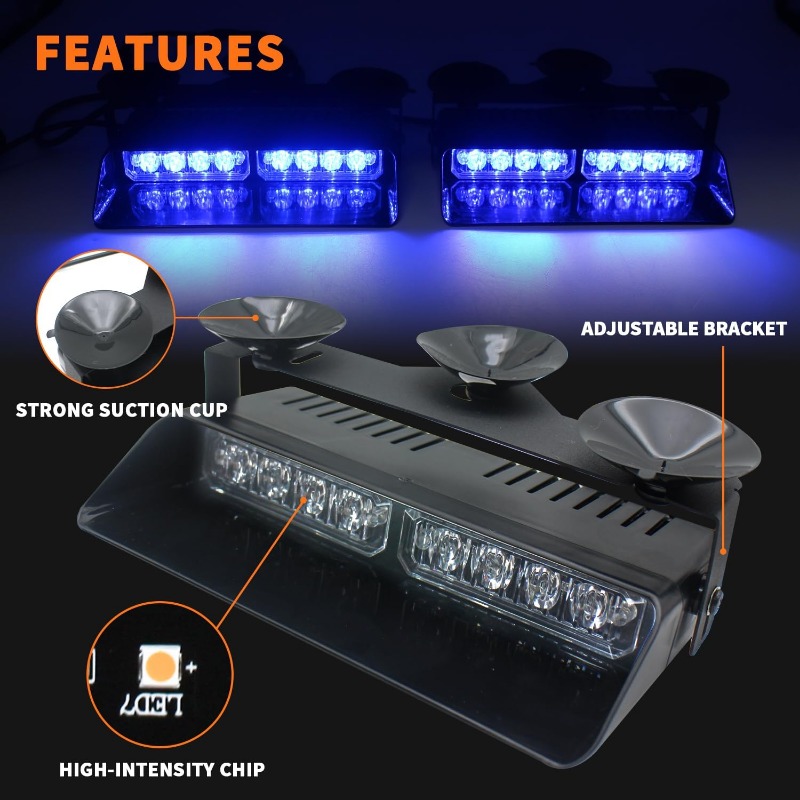 2 in 1 LED Emergency Strobe Li - مراجعة Deck Step Light وسعره