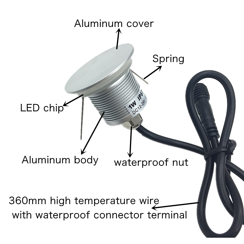 IP67 Waterproof Recessed Stair - مراجعة Outdoor Lighting On Stairs وسعره