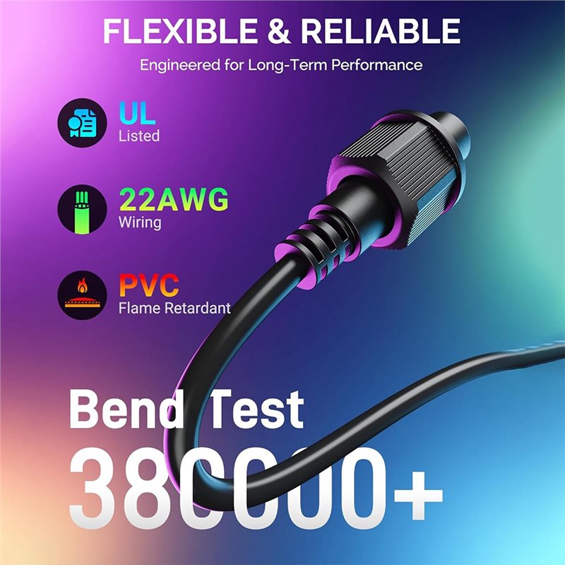 24-Hour Delivery 10FT Extensio - مراجعة Outdoor Lighting Govee وسعره