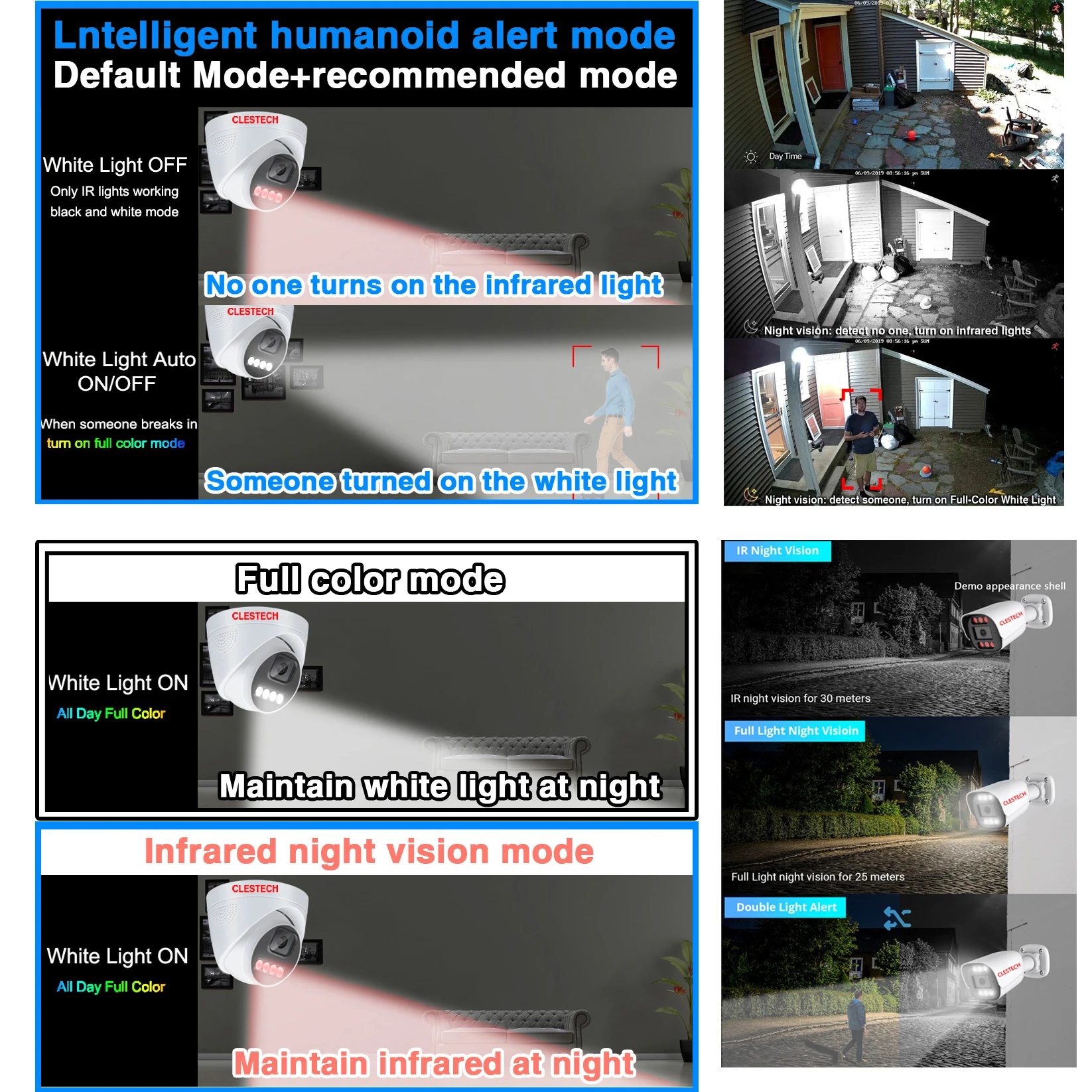 AI Audio IP POE Camera 5MP 4MP - مراجعة Outdoor Lighting Options وسعره