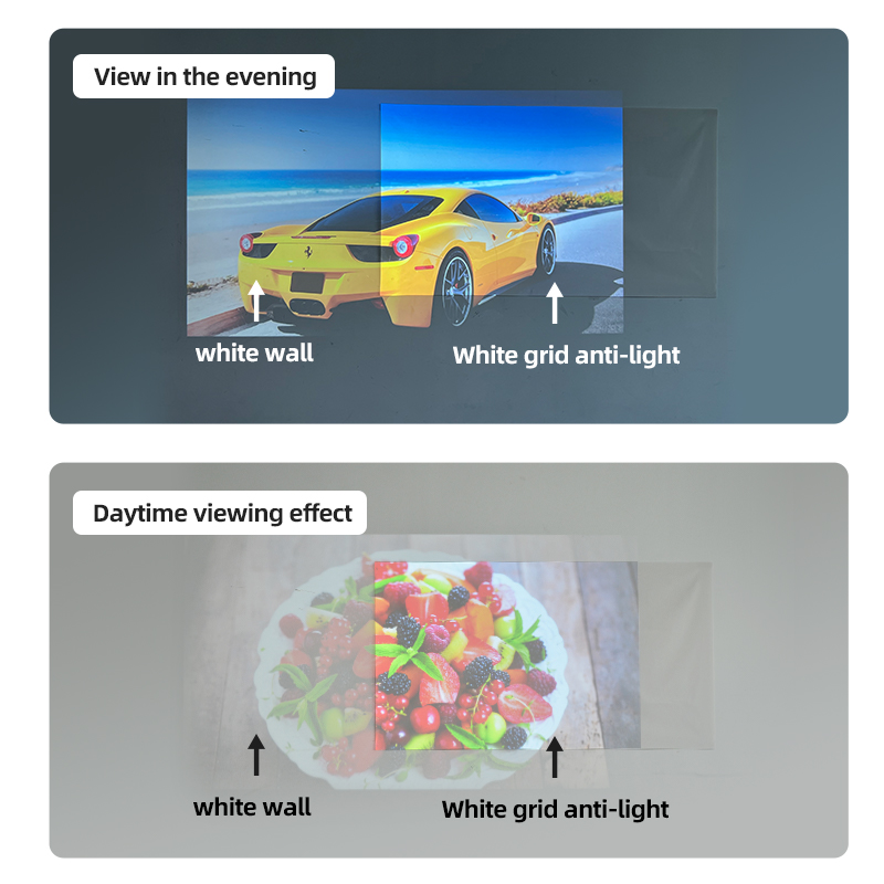 VEIDADZ Projector Screen 60 72 - مراجعة Outdoor Lighting Grid Screen وسعره