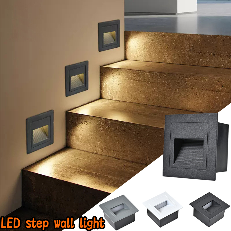 LED Stair Light Wall Lamp 3W I - مراجعة Outdoor Lighting On Stairs وسعره