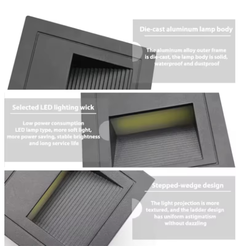 LED Stair Light Wall Lamp 3W I - مراجعة Outdoor Lighting On Stairs وسعره