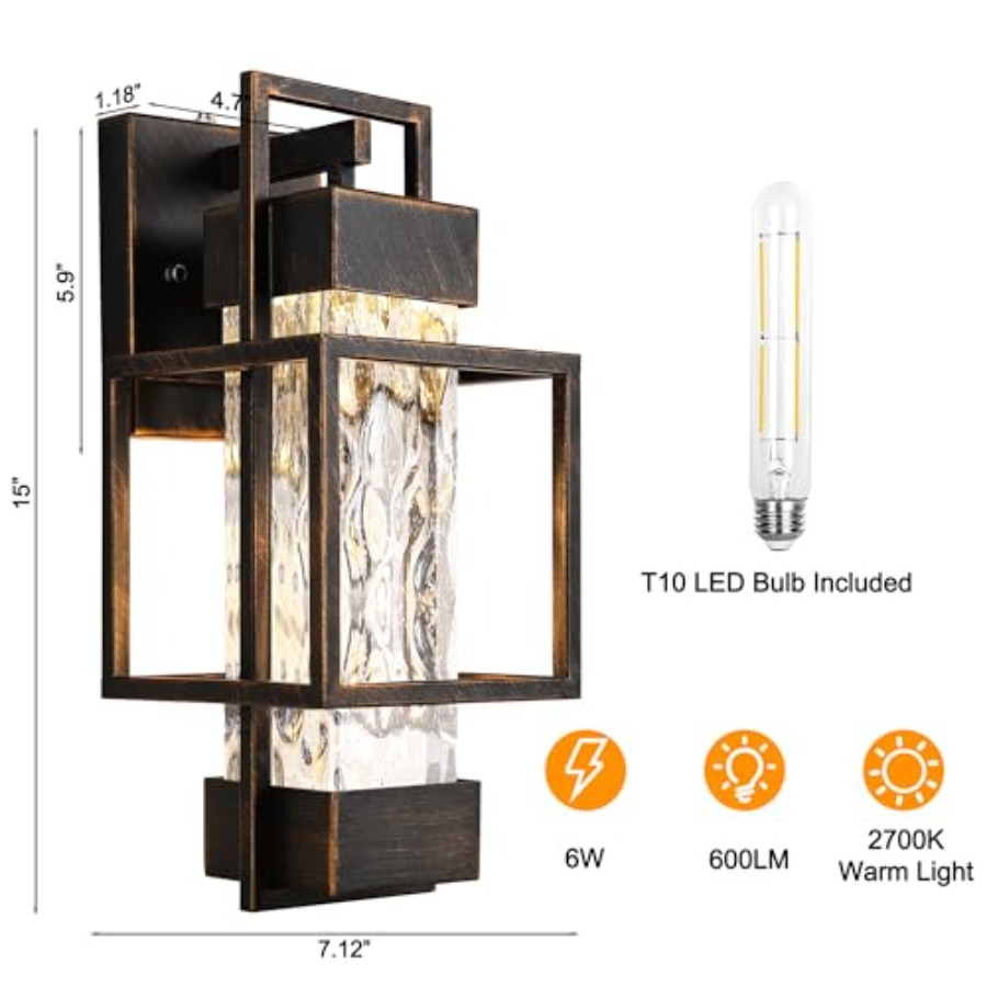 Modern Outdoor Light Fixtures  - مراجعة Outdoor Lighting Sconce وسعره
