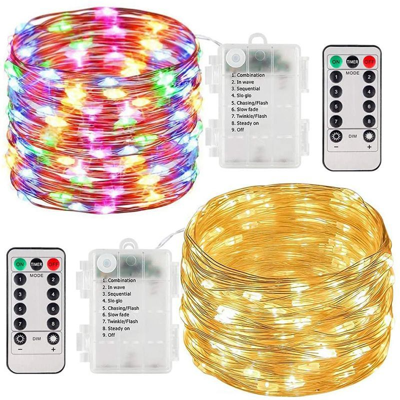 Wedding Copper Silver Wire Gar - مراجعة Outdoor Lighting Ideas For Party وسعره