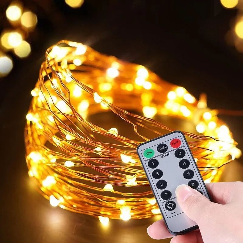 Wedding Copper Silver Wire Gar - مراجعة Outdoor Lighting Ideas For Party وسعره