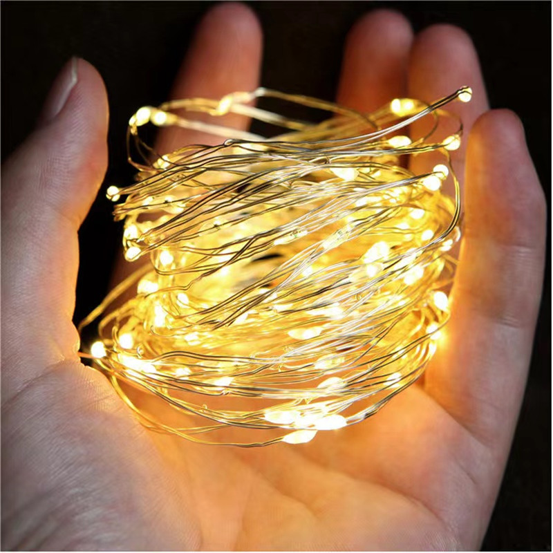 Wedding Copper Silver Wire Gar - مراجعة Outdoor Lighting Ideas For Party وسعره