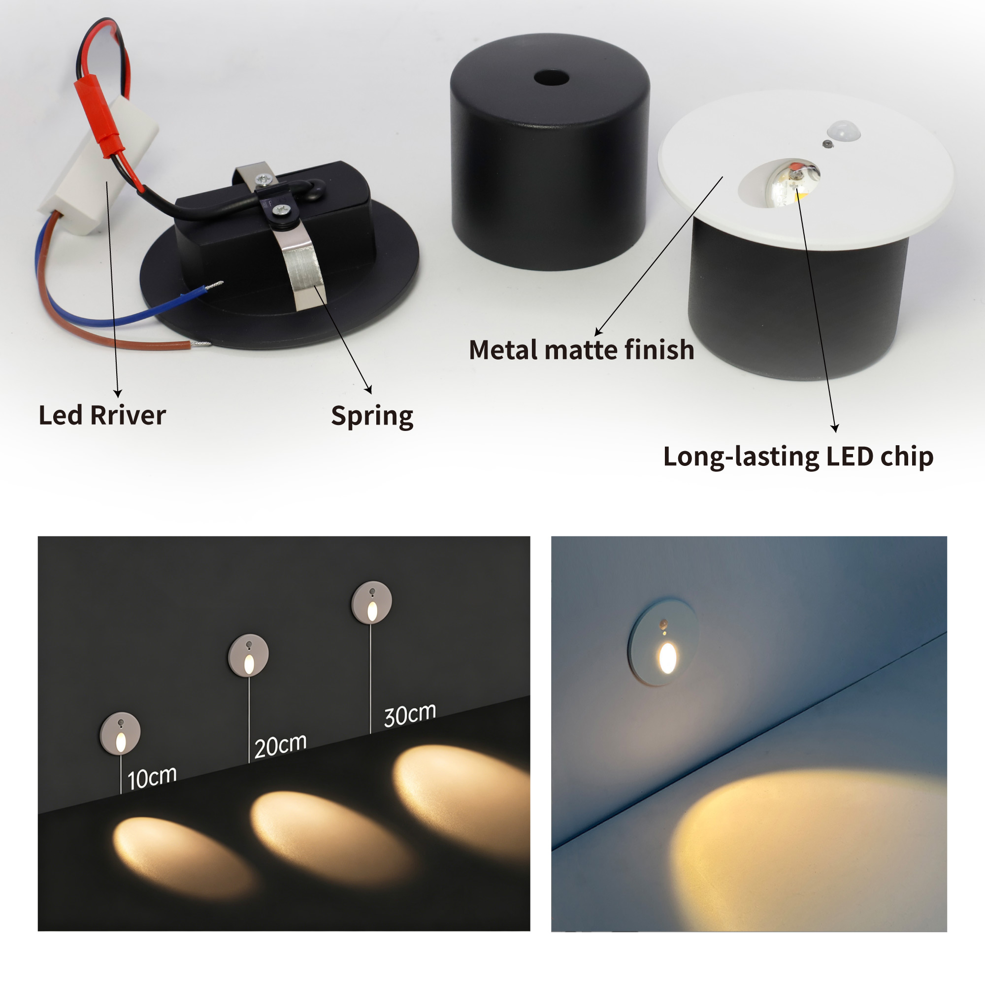 Recessed LED Step&Stair Light  - مراجعة Deck Step Light وسعره