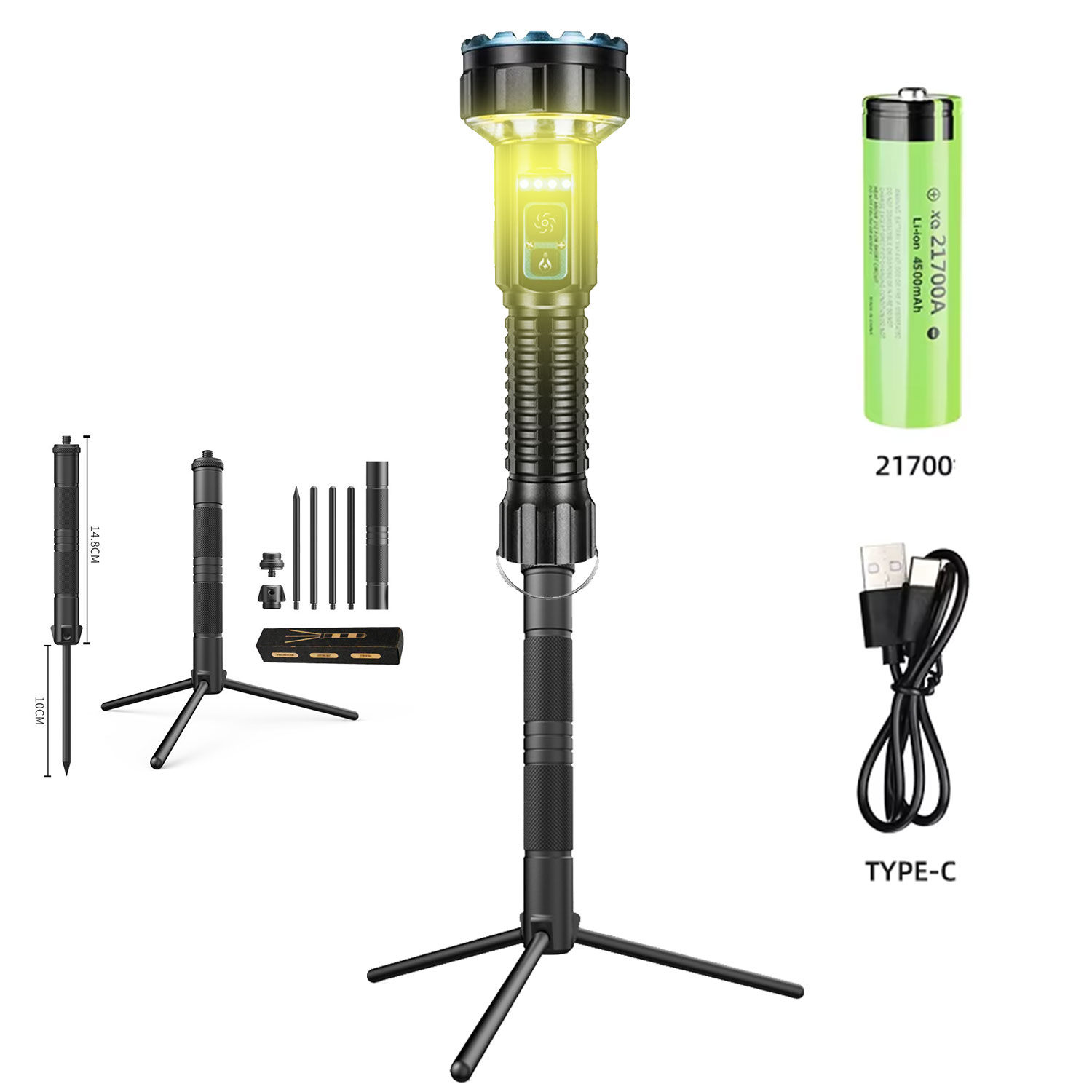 Rechargeable High Lumen Flashl - مراجعة Outdoor Lighting Options وسعره