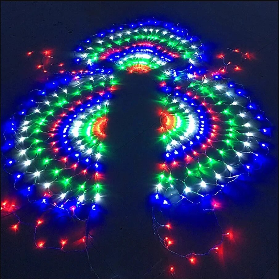EU/US Plug 3.2*0.6M 420LED 3 P - مراجعة Outdoor Lighting Grid Screen وسعره
