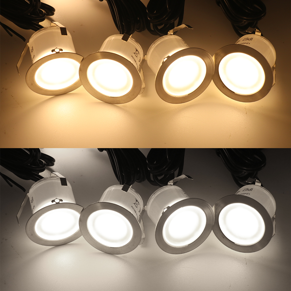 16 Lights LED Deck Light 12V U - مراجعة Deck Step Light وسعره