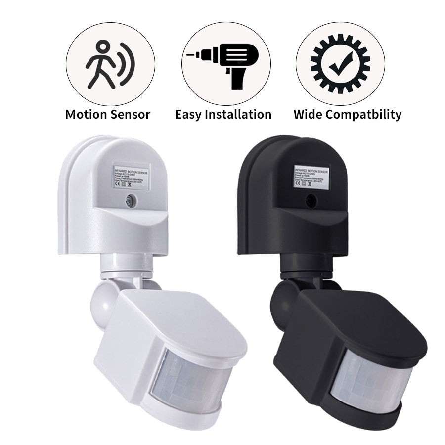 PIR Motion Sensor 220V 110V 12 - مراجعة Outdoor Lighting Timer Switch وسعره