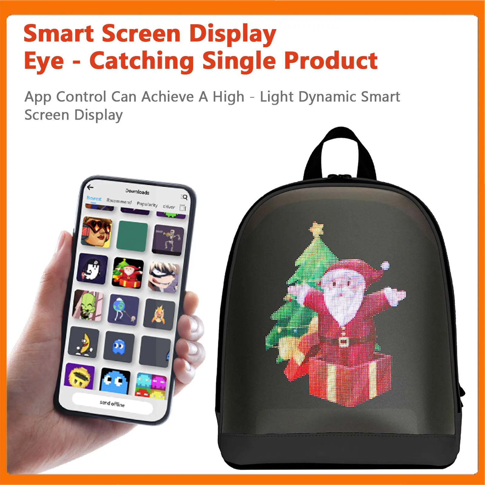 LED Backpack Smart Screen Outd - مراجعة Outdoor Lighting Controller وسعره