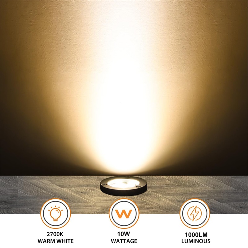 Outdoor In-ground Light LED Un - مراجعة Deck Step Light وسعره