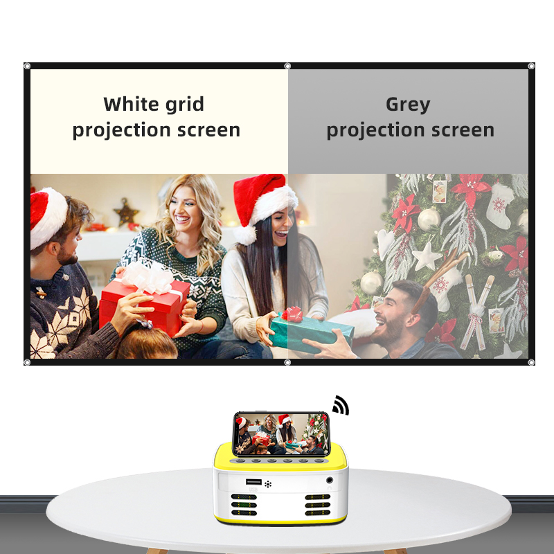 Salange Projector Screen 16:9  - مراجعة Outdoor Lighting Grid Screen وسعره