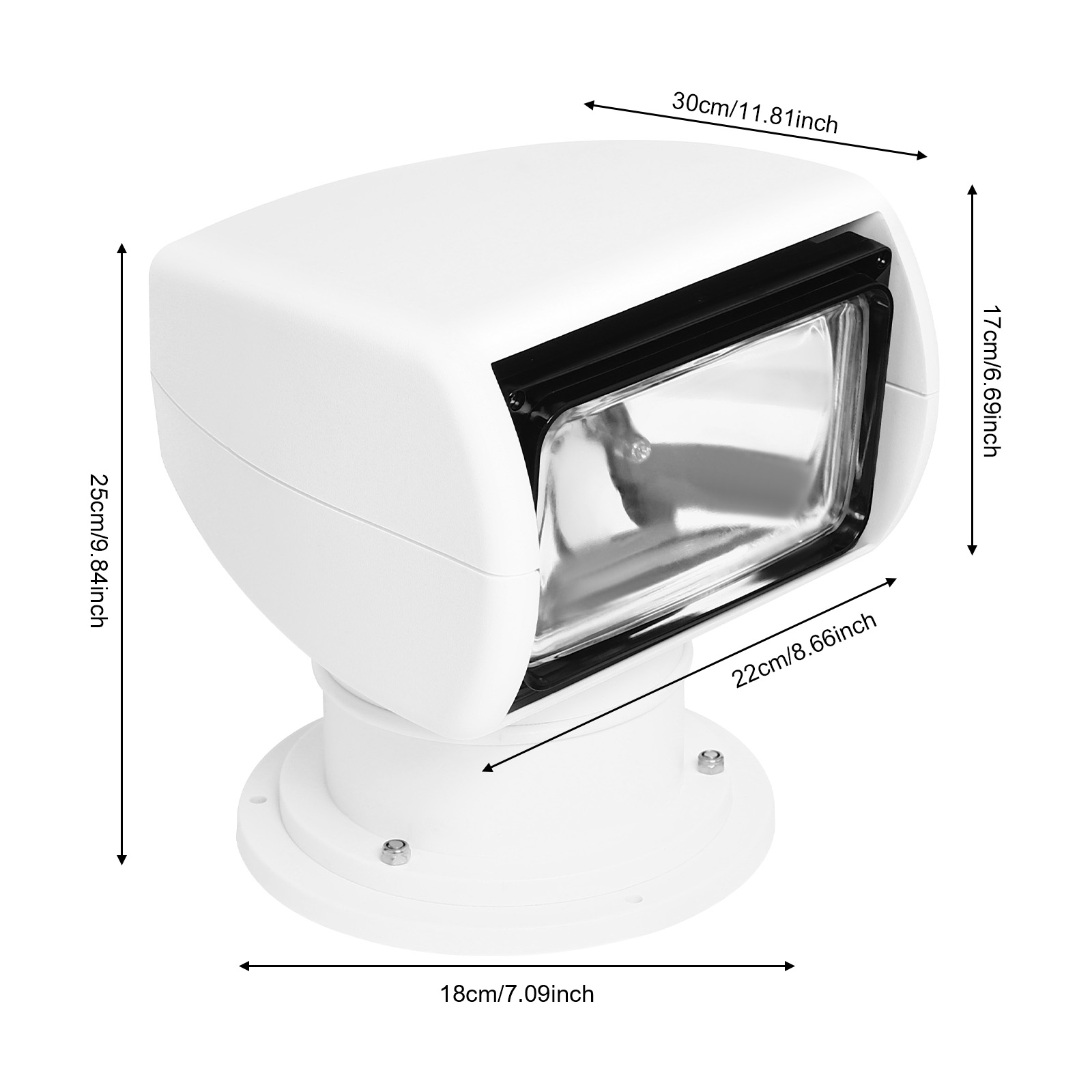 12V 100W Marine Spotlight Boat - مراجعة Outdoor Lighting Controller وسعره