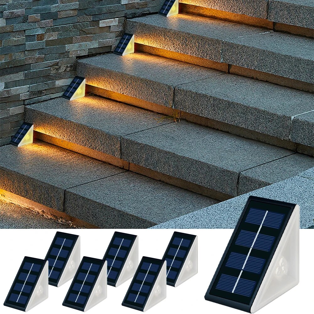 IP67 Waterproof Solar Step Lig - مراجعة Outdoor Lighting On Stairs وسعره