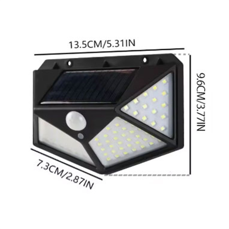 Motion Sensor 100LED Solar Wal - مراجعة Outdoor Lighting Sconce وسعره