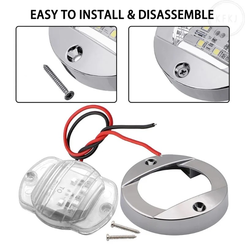 For Yacht Fishing Vessel 12V/2 - مراجعة Deck Step Light وسعره