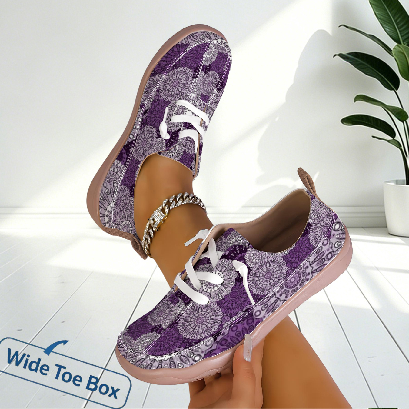 Women Geometric Print Wide Toe - مراجعة Outdoor Lighting Uplight وسعره