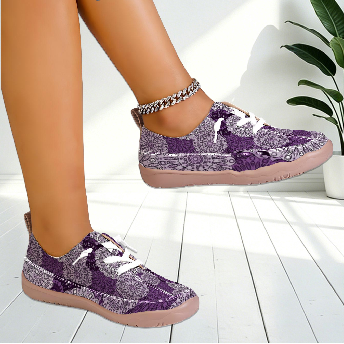 Women Geometric Print Wide Toe - مراجعة Outdoor Lighting Uplight وسعره
