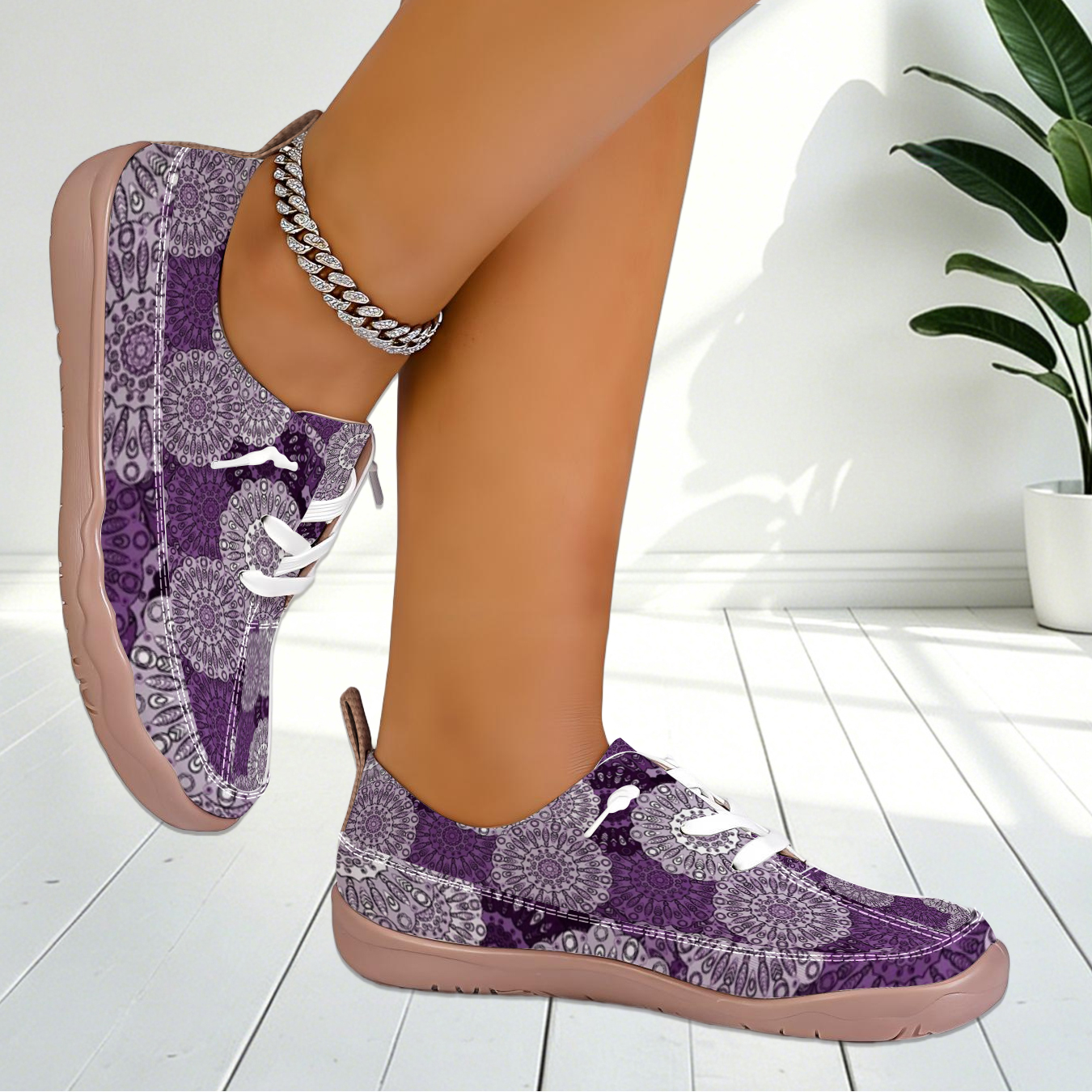 Women Geometric Print Wide Toe - مراجعة Outdoor Lighting Uplight وسعره